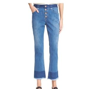 SEE BY CHLOÉ Stoned Denim Crop Jeans size 24